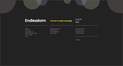 Desktop Screenshot of endlessform.com